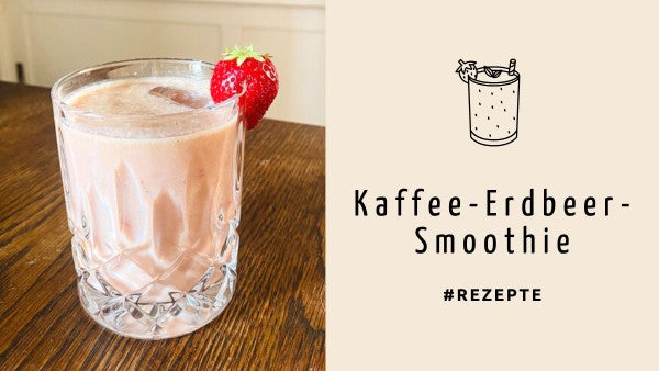Rezept Kaffee-Erdbeer-Smoothie