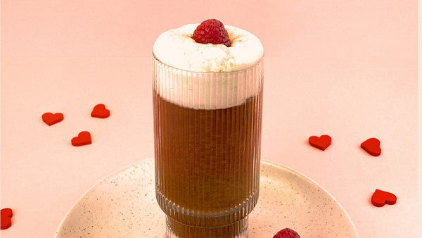 Rezept zum Valentinstag: Himbeer-Vanille-Mocha