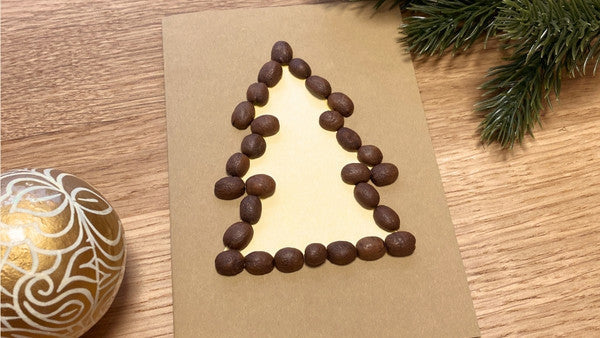 DIY Weihnachtskarte für Kaffeefans