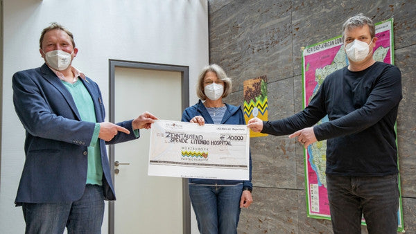 WÜPAKA hilft Litembo Krankenhaus mit Schutzmaterial